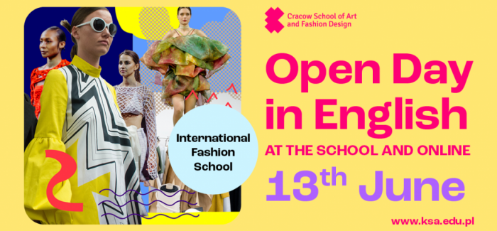 OPEN DAY: Fashion Design | June 13th, 2024 (Thursday) Join us!