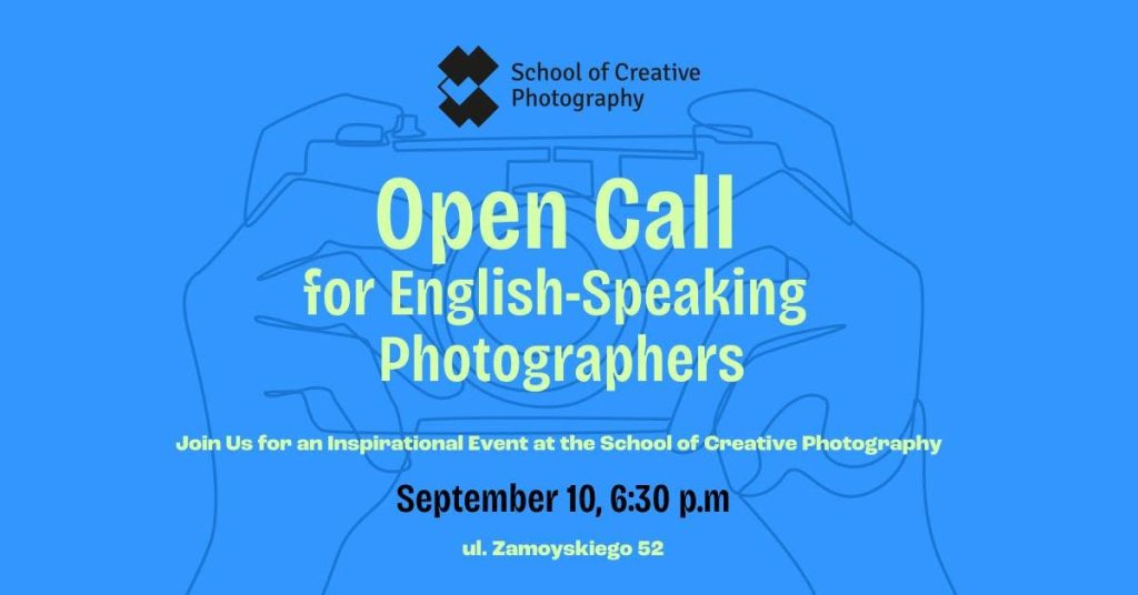 Join the School of Creative Photography’s Open Meeting - September 10 - KSA Photography-School-meeting