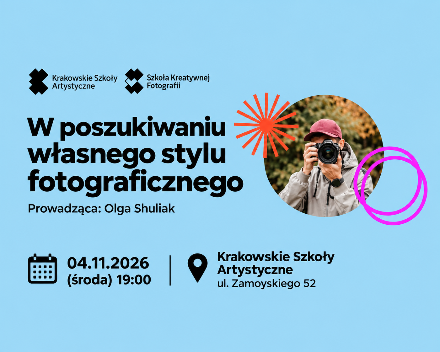 W poszukiwaniu własnego stylu fotograficznego - otwarte spotkanie SKF