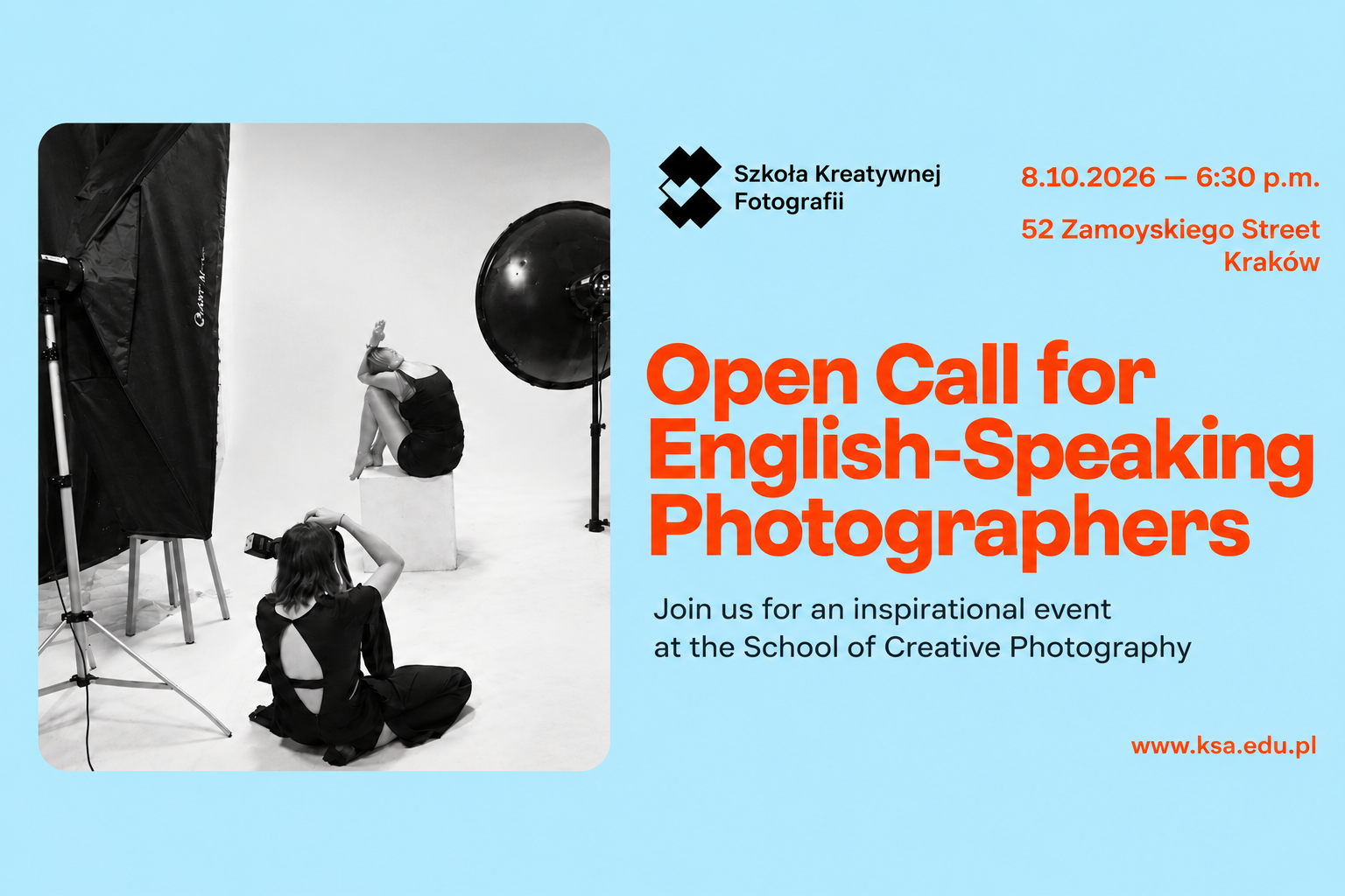 School of Creative Photography: 2nd Inspiration Meeting | 8 October 2026